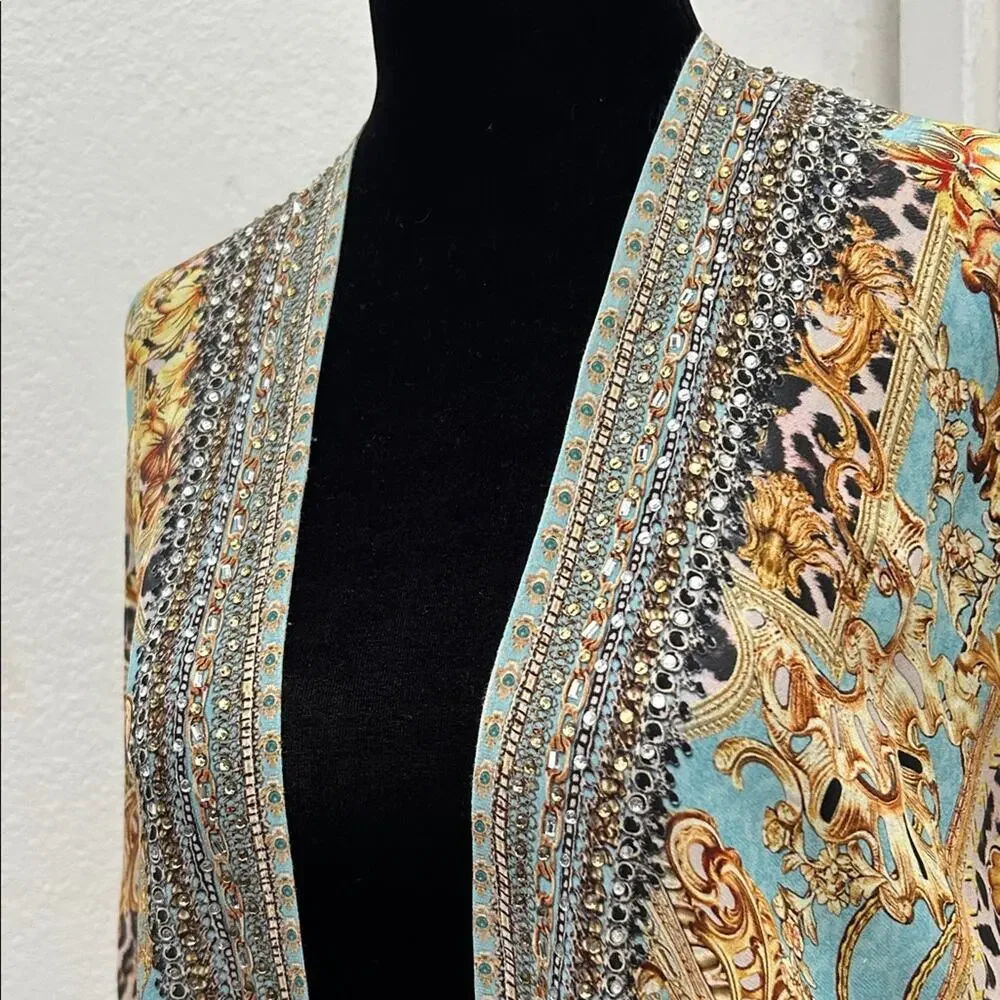 La Moda Clothing True Colours  Hi Lo Kimono Cover-Up, O/S